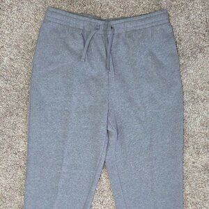NWT -- TEK Gear Ultrasoft Fleece Open-Hem Pants – Men’s Regular L – Gray